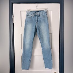 Lucky Brand high rise skinny jeans Bridgette size 0/25A